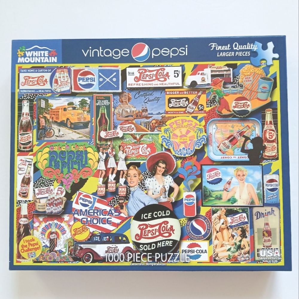 Vintage Pepsi 1000-piece puzzle by White Mountain